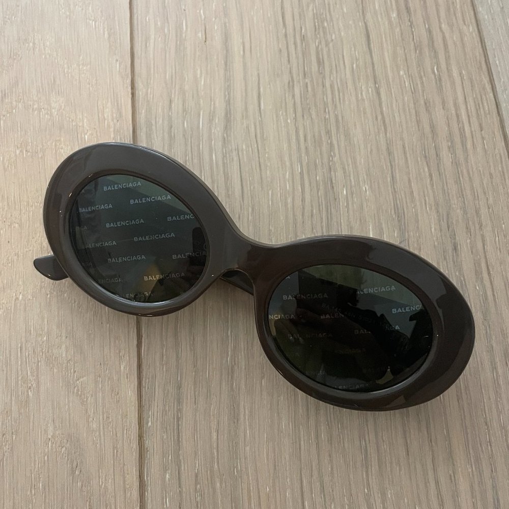 Balenciaga oval sunglasses
